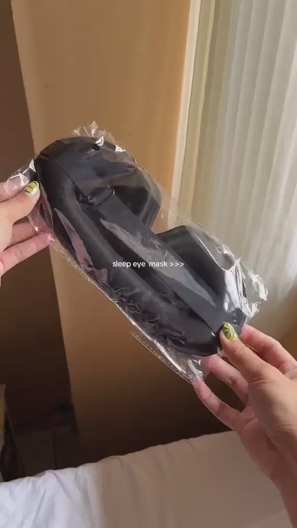 Contoured Sleep Mask (Zero-Pressure)
