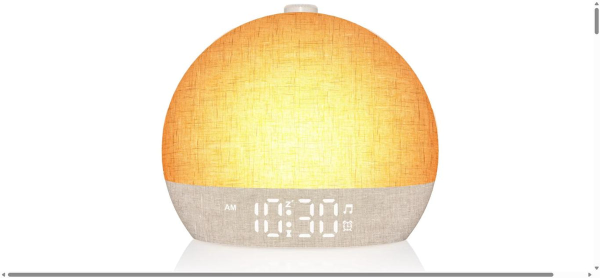 Sunrise Alarm 2-in-1 (Wake-Up Light + Sound Machine)