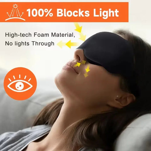 Contoured Sleep Mask (Zero-Pressure)