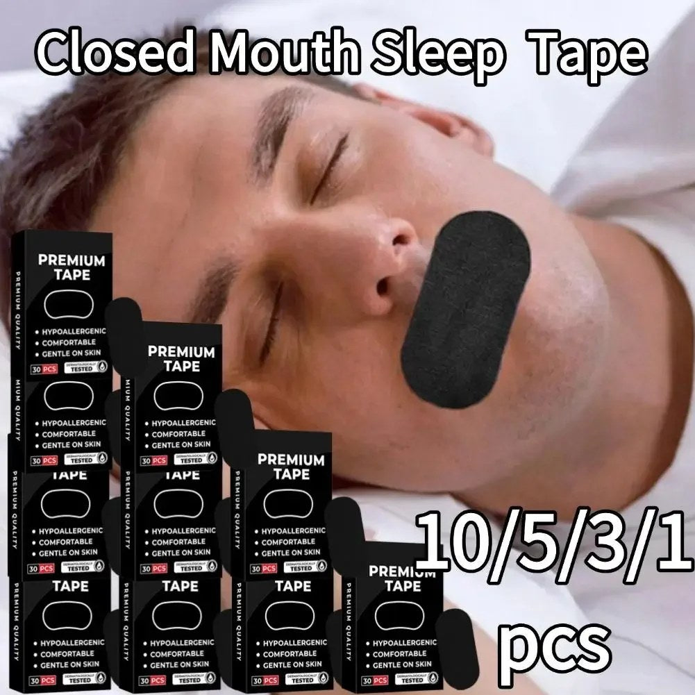 Mouth Tape for Nasal Breathing (30-Night Pack)